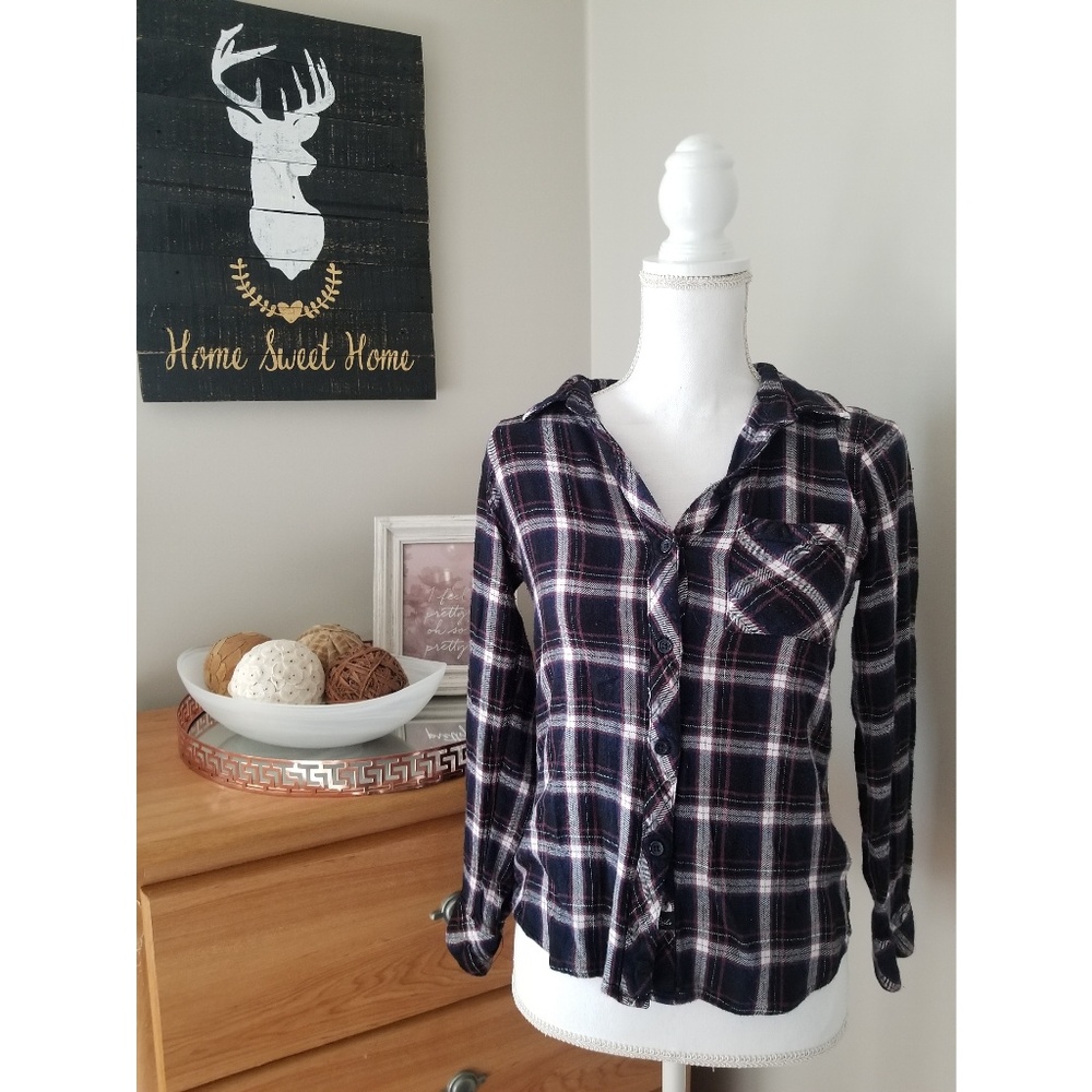 Rails Liza Plaid button down shirt